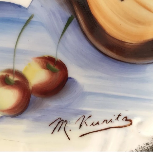 Decorative Wall Plate Guitar 8 1/4” M. Kuritz - Picture 3 of 7